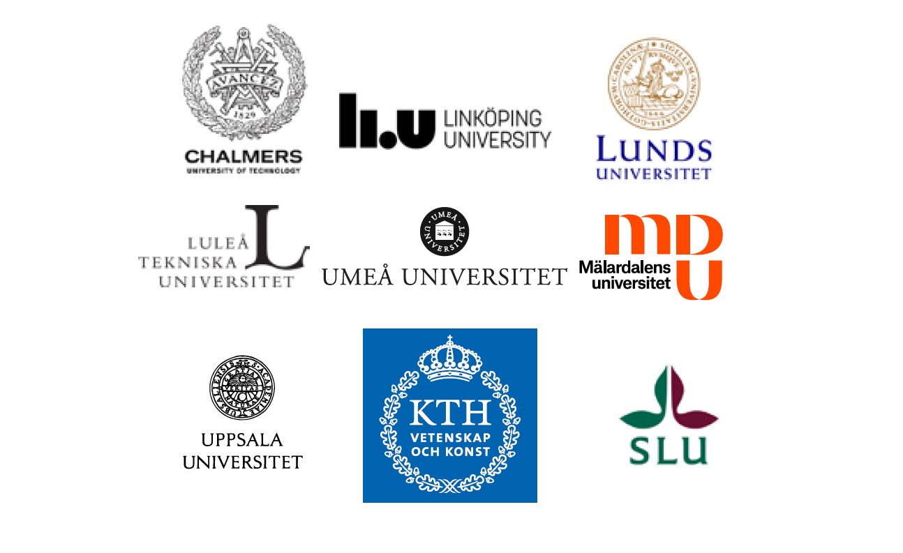 Logotyper från svenska lärosäten